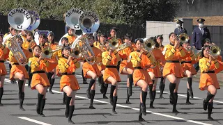 京都橘高校吹奏楽部 / マーチング・カーニバル in 別府 2021 / Opening parade / Kyoto Tachibana SHS Band