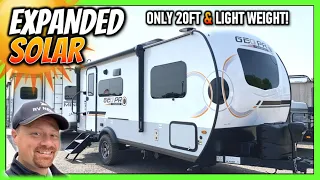 Small & Light with Expanded Solar Setup!! 2023 Rockwood 19FBS Geo Pro Travel Trailer