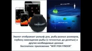 Обзор беспроводного WI-FI эхолота, LuckyLaker FF916