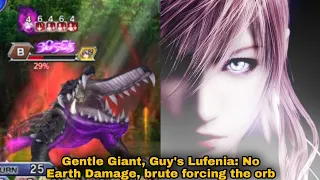 DFFOO Global: Gentle Giant, Guy's Lufenia: No Earth Damage, brute forcing the orb