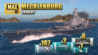 Battleship Mecklenburg: Distracted by aircraft carrier and a submarine.