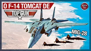 F-14 Tomcat e MIG-28 - Os aviões de TOPGUN