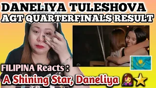 DANELIYA TULESHOVA - AGT QUARTERFINAL RESULTS // FILIPINA Reacts