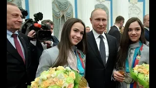 Владимир Путин встретился в Кремле с героями зимних Олимпийских игр-2018