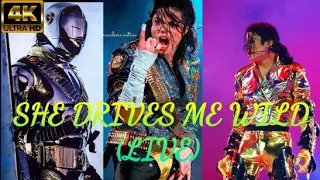 4K-Michael Jackson–She drives me wild | [ EXTENDED MIX VERSION ] 🔴(LIVE)🔴{Check out the discription}