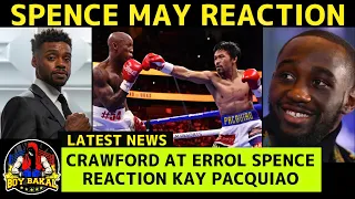 Breaking: Spence At Crawford Reaction Kay Pacquiao | Magsayo PINATULOG Ang Mexicano
