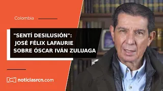 "Sentí desulisión": José Félix Lafaurie sobre los explosivos audios de Óscar Iván Zuluaga