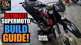 HONDA XR150L - Turning this humble dualsport into a SUPERMOTO!! Tires, rims & spokes