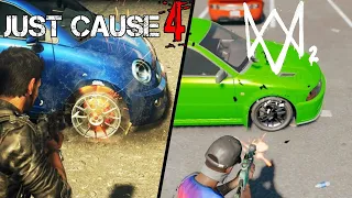 Just Cause 4 Vs. Watch Dogs 2- Side By Side Gameplay And Graphics Comparison