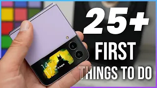 Samsung Galaxy Z Flip 4 - First 25 Things to do ( TIPS & TRICKS )