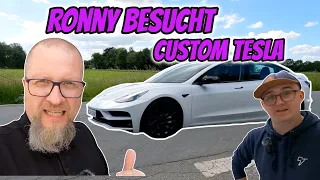 RONNY BESUCHT CUSTOM TESLA | WAS MACHEN DIE EIGENTLICH SO 🤔😃🔋⚡️