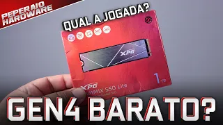 XPG S50 Lite é um SSD PCIe 4.0 GEN4 no preço do PCI 3.0 GEN3... qual o segredo?