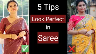 Saree Mistakes to Avoid | Saree मे Perfect कैसे दिखें | 5 Tips to Look Perfect in Saree | MomaTiara
