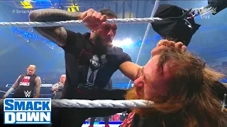 Sami Zayn Attacks Roman Reigns And Gets Outnumbered - WWE Smackdown 2/3/23  (Full Segment)