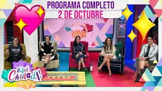 ¡Estrenamos NUEVO foro! Qué Chulada | Programa 02 de octubre