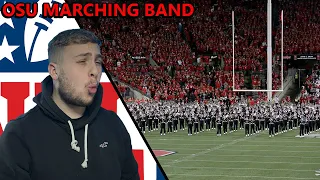 SOCCER FAN reacts to OSU MARCHING BAND TRIBUTE TO HOLLYWOOD