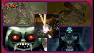 The Legend of Zelda: Twilight Princess - All Boss Encounters - NO DAMAGE!!