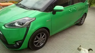 TOYOTA Sienta гибрид 2015 г. ( увеличиваем клиренс ) Дорожный просвет 170м.м.