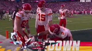 Travis Kelce Hits the Stanky Leg after Touchdown Catch | Chiefs vs Eagles | Super Bowl 57