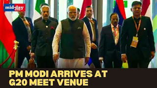 G20 Summit 2023: PM Modi, EAM Jaishankar, NSA Ajit Doval Arrive At Bharat Mandapam