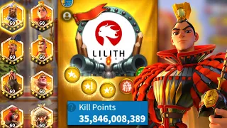 60GT Blood Whale Account Review (+35 Billion KP) | Rise of Kingdoms