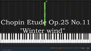 Chopin Etude Op.25 No.11 "Winter Wind"