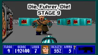 Old Games - Wolfenstein 3D / Episode 3 Stage 9 (FINAL) / PC Gameplay