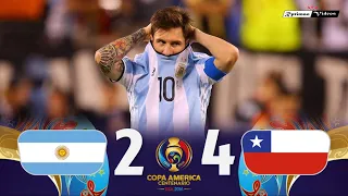 Argentina 0 (2) x (4) 0 Chile ● Final Copa América 2016 Resumen y Goles + Penales HD