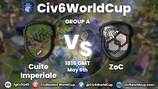 Cuite Imperiale vs ZoC| Civilization 6 World Cup