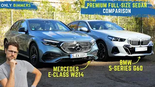 BMW 5-Series G60 vs Mercedes E-Class W214 - OnlyBimmers BMW reviews