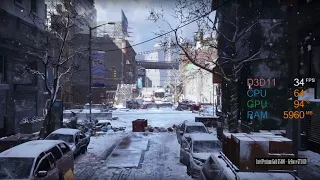 GeForce GT 1030 -- Intel Pentium Gold G5400 -- Tom Clancy's The Division Benchmark