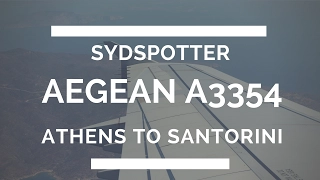 *NEW* AEGEAN AIRLINES TRIP REPORT ATHENS-SANTORINI