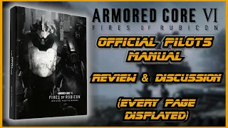 Official Pilot's Manual Review (Every Page Displayed) - Armored Core VI Guide Book