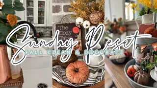 FALL SUNDAY RESET // FALL CLEAN AND DECORATE WITH ME // WEEKLY CLEANING // CHARLOTTE GROVE FARMHOUSE