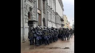 Петербург: разгон митингующих за Навального на Сенной, 31 января