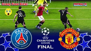 PSG vs Manchester United | UEFA Champions League 2022 Final | eFootball PES 2021 | Gameplay PC