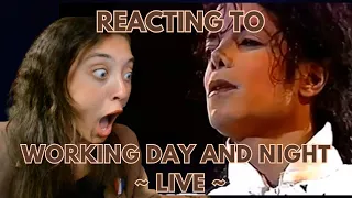 REACTING TO WORKING DAY AND NIGHT LIVE 1988 | HANNAH'S COMMENTARY | MICHAEL JACKSON