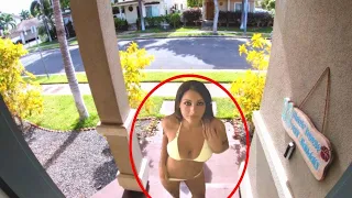 WEIRD THINGS CAUGHT ON SECURITY CAMERAS!#3