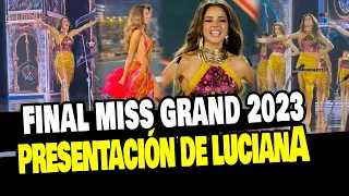 LUCIANA FUSTER: PASARELA Y PRESENTACIÓN FINAL DEL MISS GRAND INTERNACIONAL