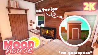 2K No Gamepass Cute MOOD House | TUTORIAL | Bloxburg