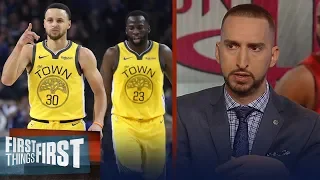 Nick Wright disagrees tonight's Warriors vs. Rockets is a statement game | NBA | FIRST THINGS FIRST