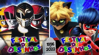 A incrível EVOLUÇÃO do FESTIVAL DE DESENHOS (1996-2022)