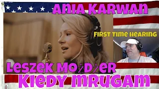 Ania Karwan / Leszek Możdżer - Kiedy mrugam (Official Video) - REACTION - First Time - Excellent!