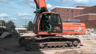 Blaze getting in on the demolition of Hill University Center