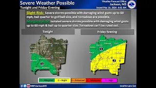 NWS Jackson, MS - Weekly Weather Briefing: May 16, 2024