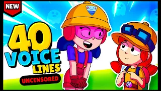 NEW! BRAWLER JACKY All 40 Voice Lines Extended Version! - Brawl Stars Gadgets Update