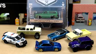 Greenlight M1009 Military Blazer, Hot Wheels Subaru 22B STi and more! #Diecast