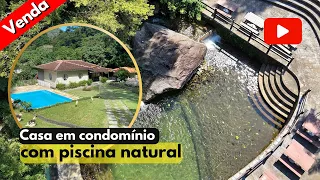 Casa com cachoeira e piscina natural. Um pedacinho do paraíso.