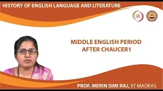 Middle English period after Chaucer