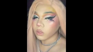 bartier cardi male to female make up transformation Emo Version Tiktok